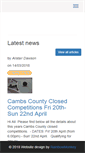 Mobile Screenshot of cambs-squash.co.uk